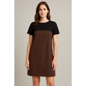 Vintage Sag Harbor Colorblock Dress Size 10